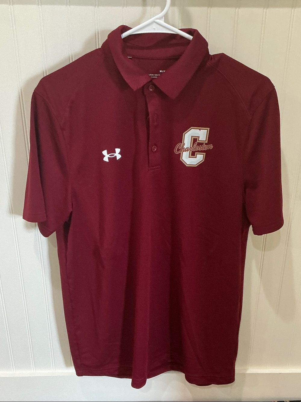 Under Armour Men’s College of Charleston Maroon Polo